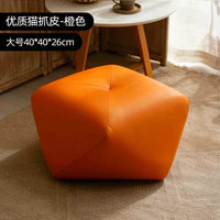 Stackable Wooden Accent Ottoman