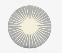 Washable Round Modern Area Rug