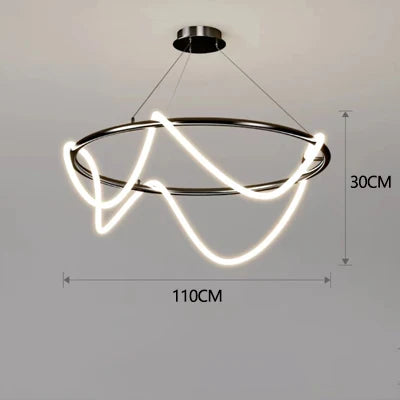 Artistic Hose Pendant Chandelier