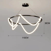 Artistic Hose Pendant Chandelier