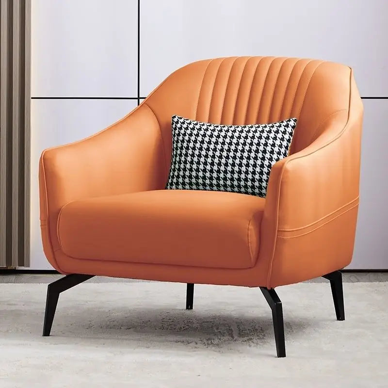 Scandinavian Fabric Lounge Chair