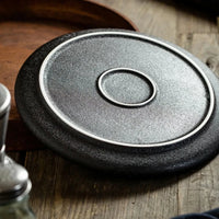 Japanese Black Ceramic Plate Set