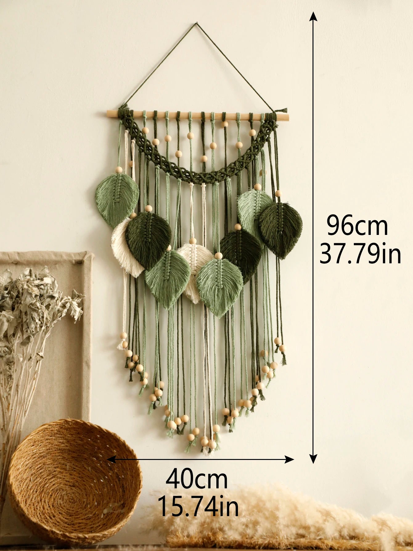 Leaf Macrame Wall Hanging