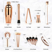 Sixteen-Piece Cocktail Shaker Kit