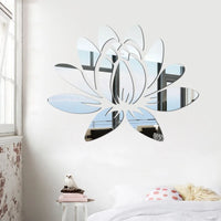 Lotus Reflective Wall Mirror