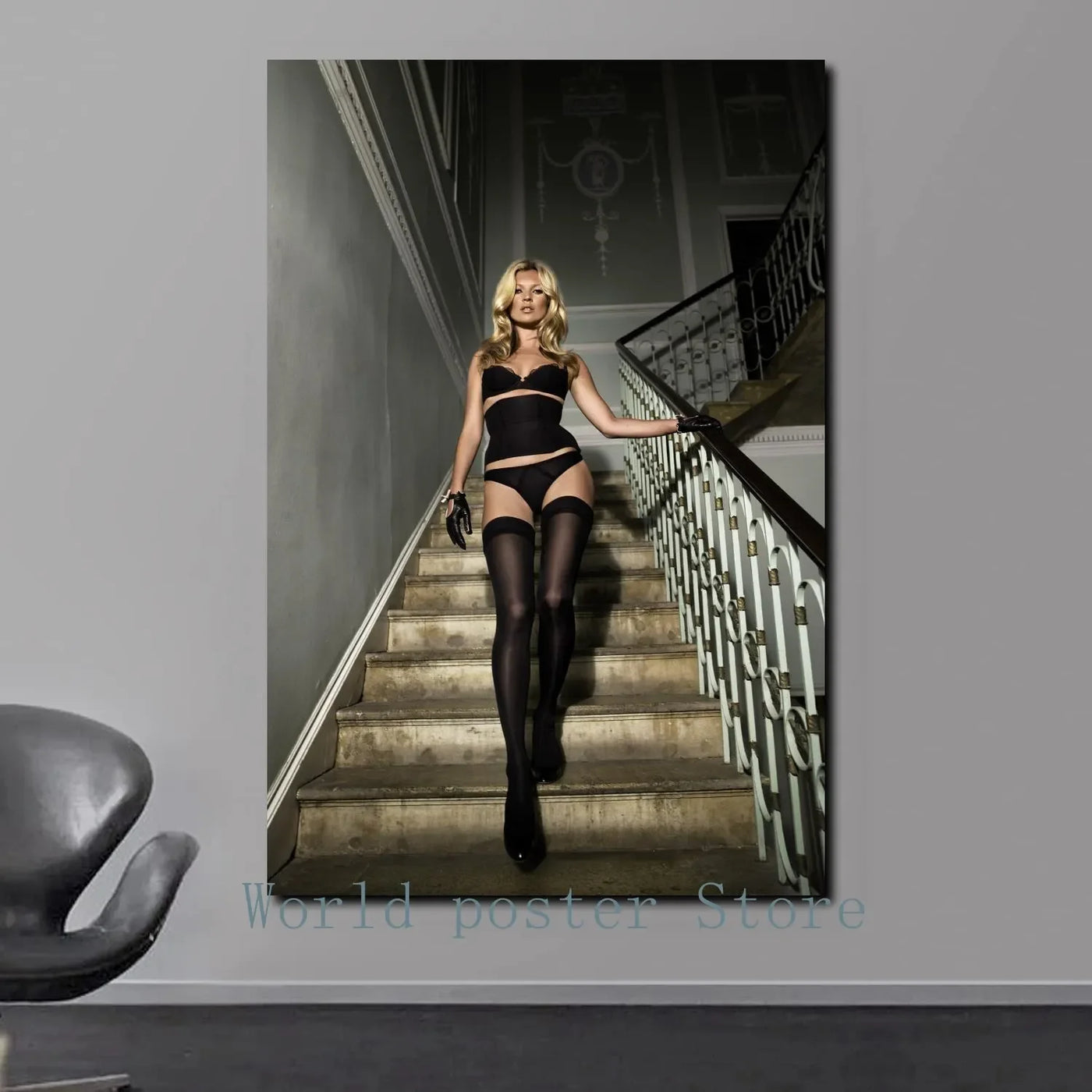 Kate Moss Canvas Poster