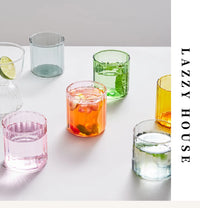 Heat Resistant Striped Glass Mug