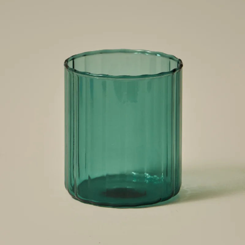Heat Resistant Striped Glass Mug
