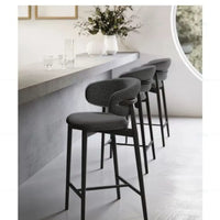 Cushioned Nordic Bar Chair