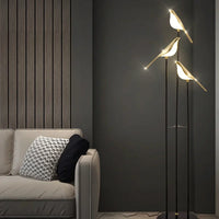 Nordic Bird LED Floor Lamp
