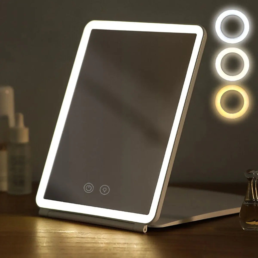 Rechargeable Tri Fold Mirror