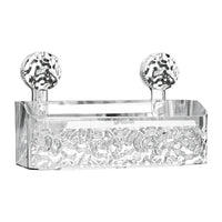 Glacier Pattern Suction Bathroom Shelf