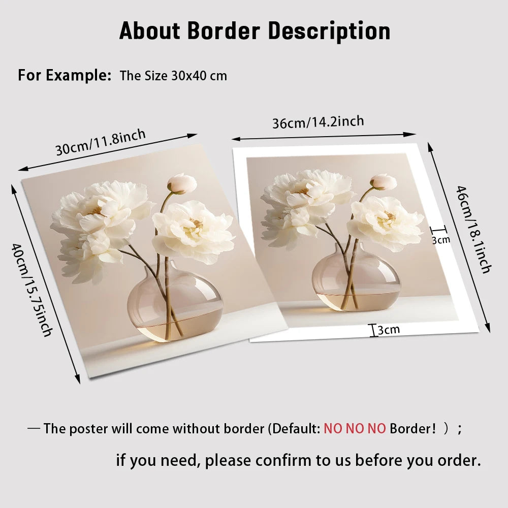 Nordic Peony Canvas Set