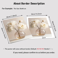 Nordic Peony Canvas Set
