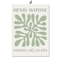 Sage Leaf Geometric Canvas