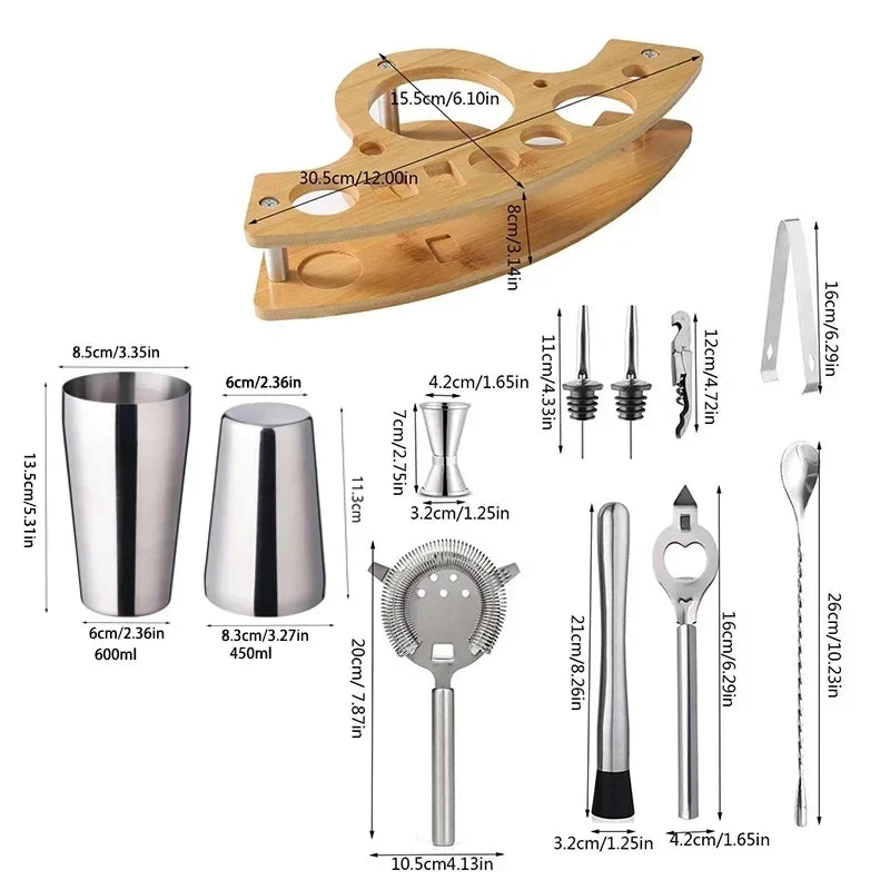 Stainless Boston Cocktail Shaker