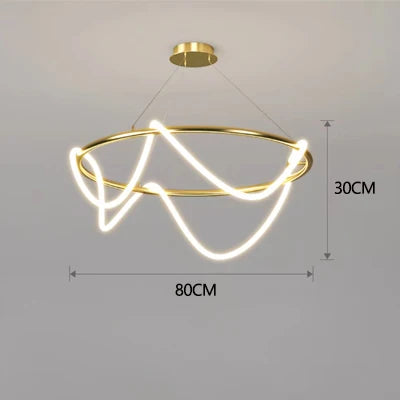 Artistic Hose Pendant Chandelier