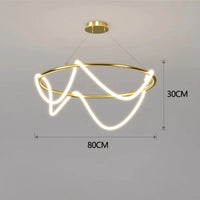 Artistic Hose Pendant Chandelier