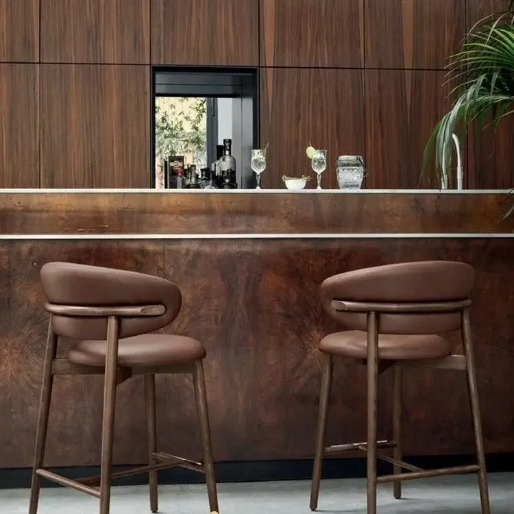 Cushioned Nordic Bar Chair