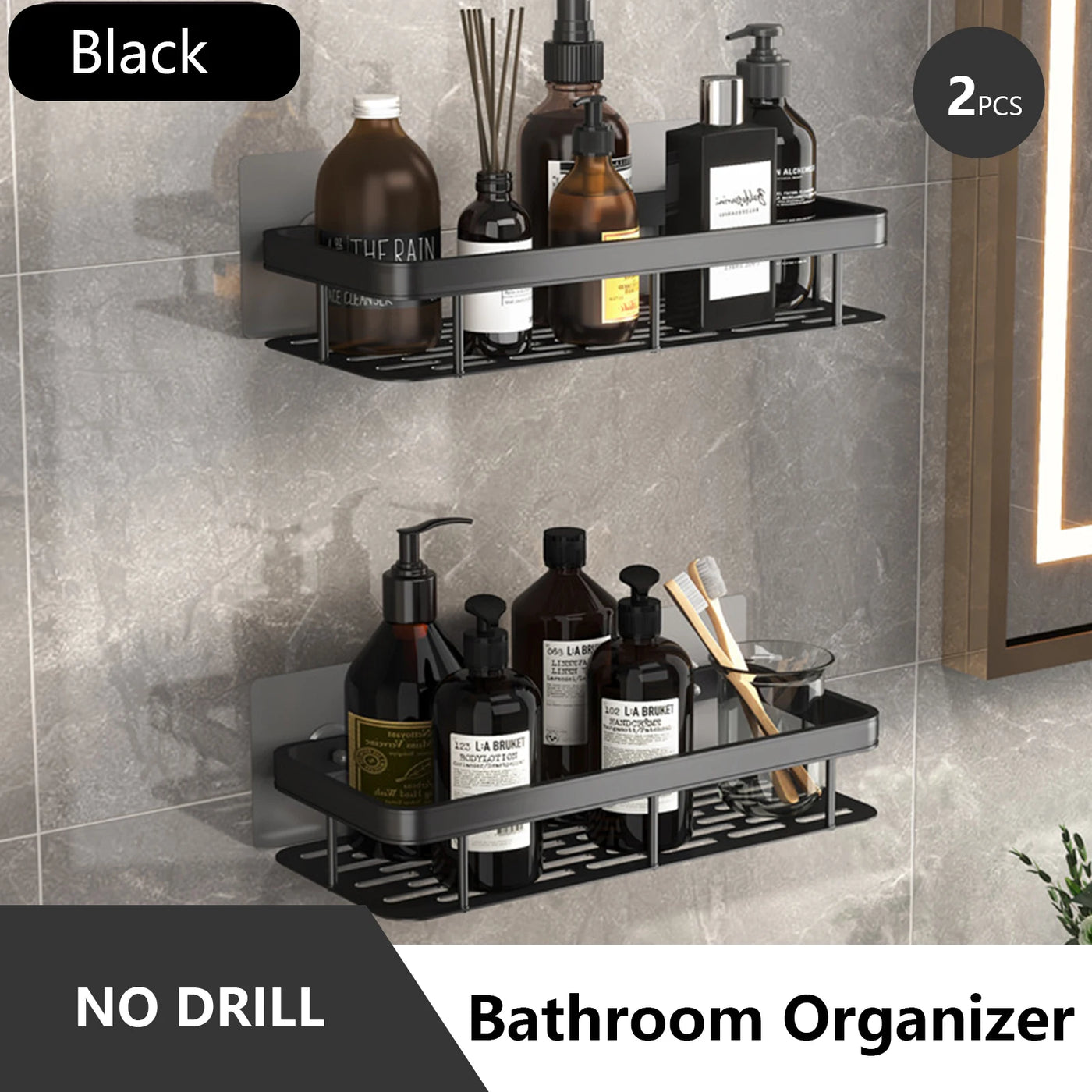 Rustproof Wall Mounted Shower Shelf