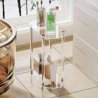 Two-Tier Acrylic Side Table