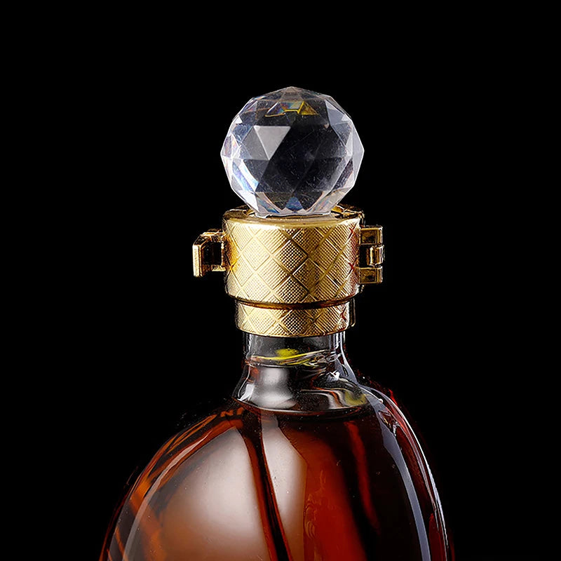 High-Heel Glass Whiskey Decanter