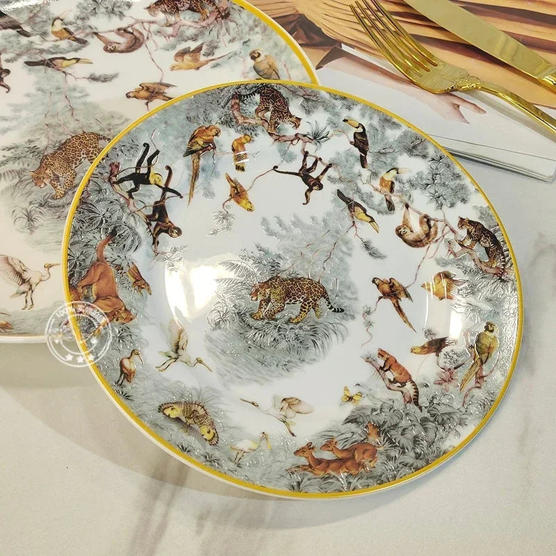 Jungle Ceramic Dinnerware Gift Set