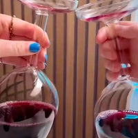 Inverted High Borosilicate Wine Glass