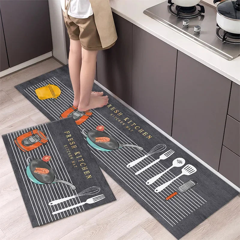 Washable Anti Slip Kitchen Mat
