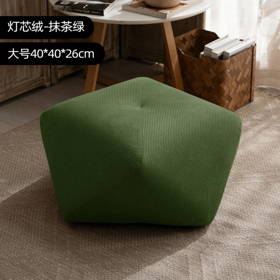 Stackable Wooden Accent Ottoman