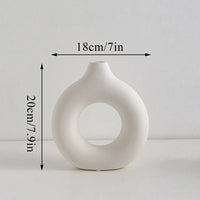 Circular Hollow Nordic Vase