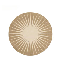 Washable Round Modern Area Rug