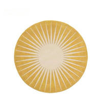 Washable Round Modern Area Rug