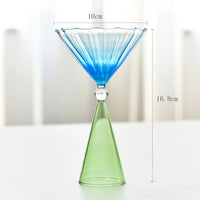 Colorful Champagne Coupe Glass