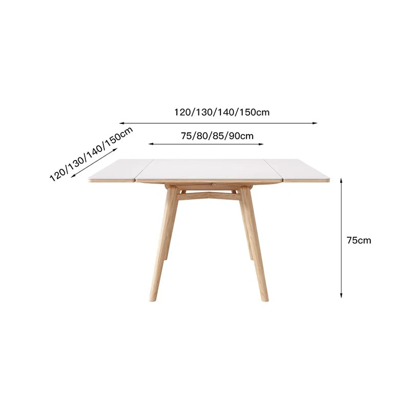 Modern Extendable Square Dining Table