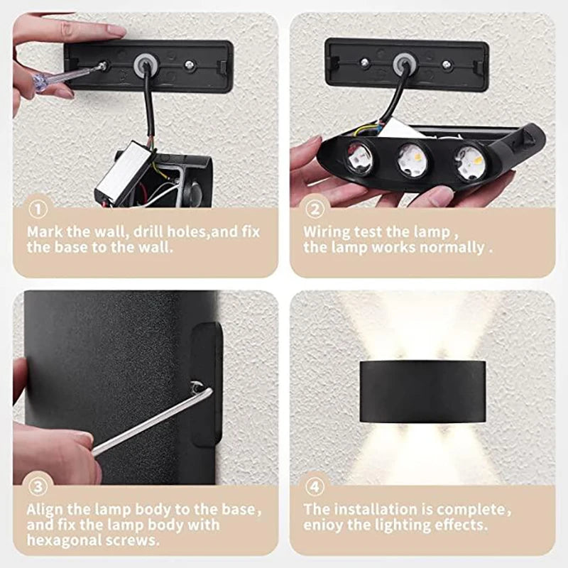 Modern Up Down Wall Light
