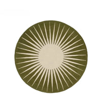 Washable Round Modern Area Rug