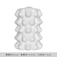 Nordic Face Ceramic Vase