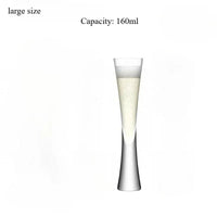 Elegant Hourglass Champagne Flute Set