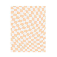 Retro Checkerboard Plush Area Rug