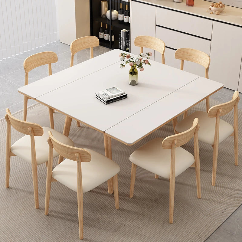 Modern Extendable Square Dining Table