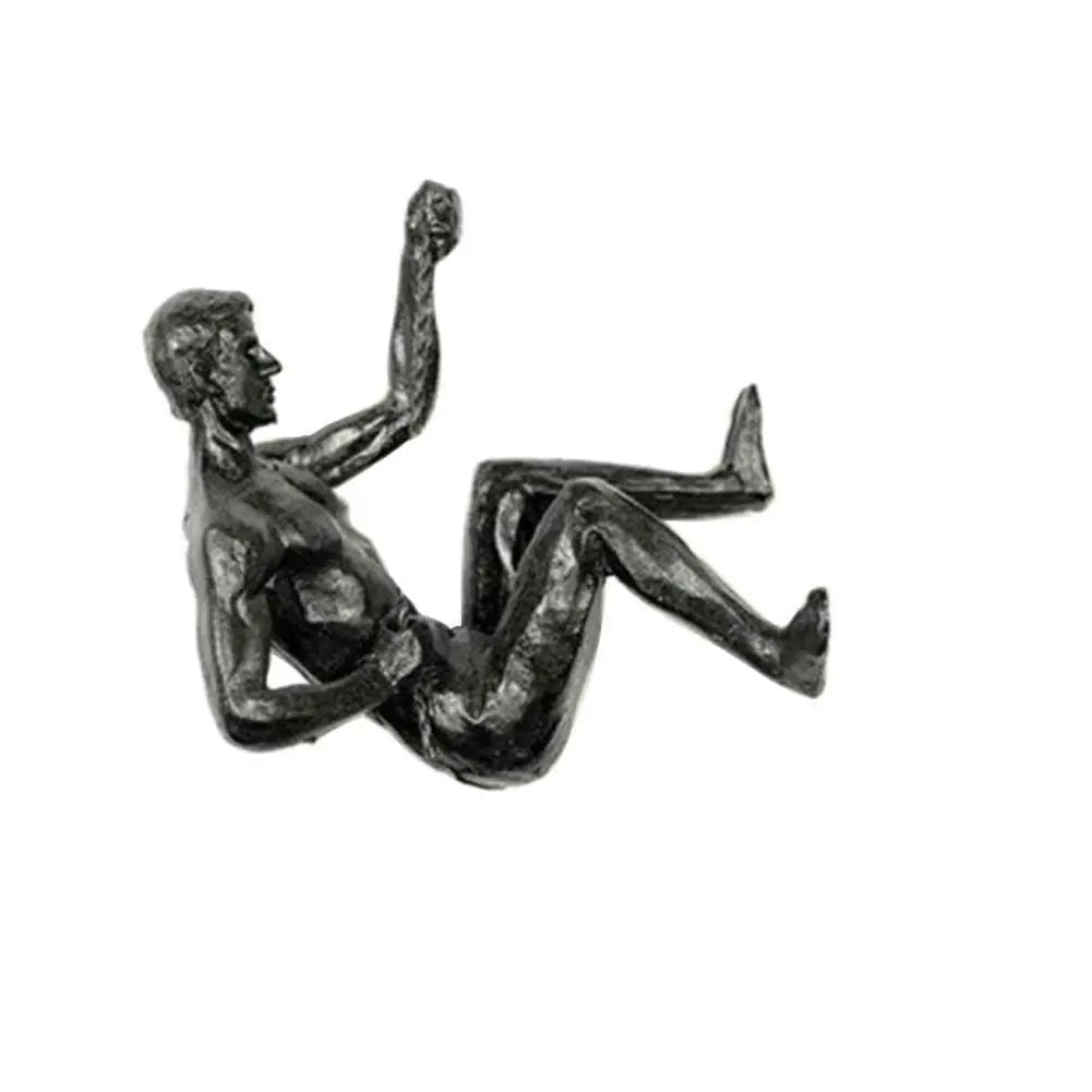Rock Climber Wall Sculpture