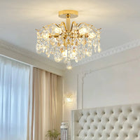 E14 Crystal Ceiling Chandelier