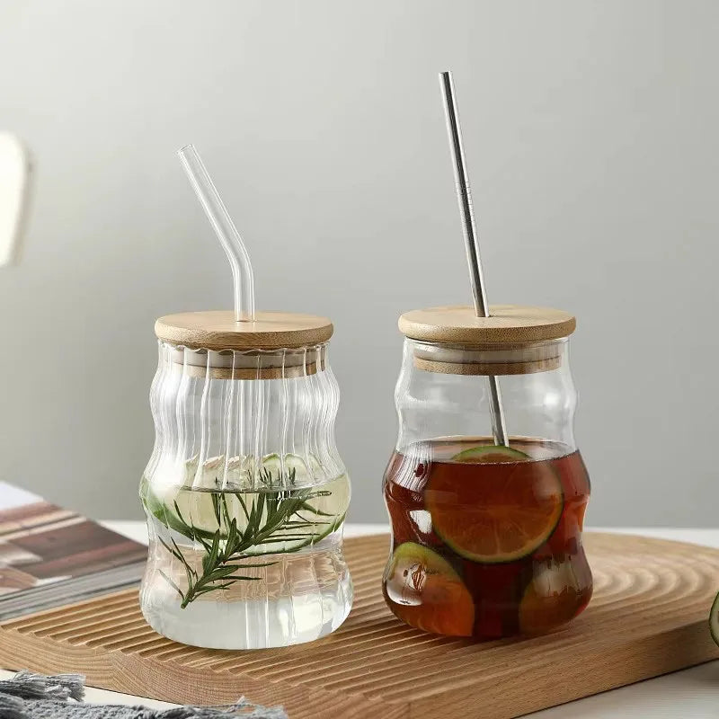 Bamboo Lid Mason Tumbler