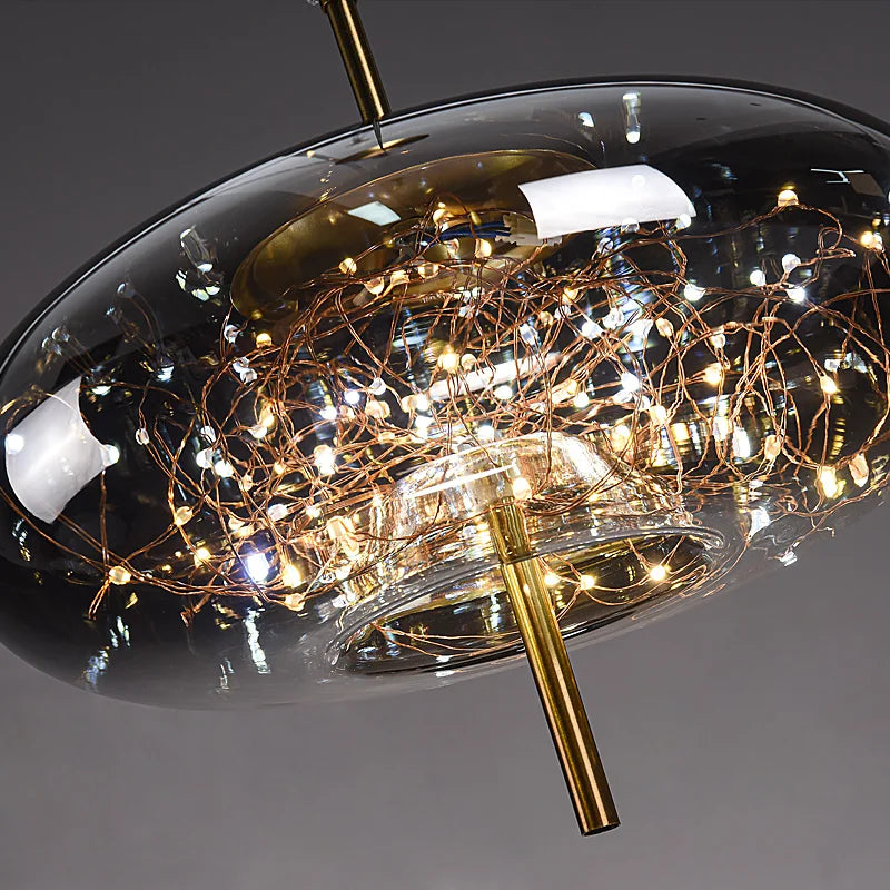 Starlight Glass Bedside Pendant