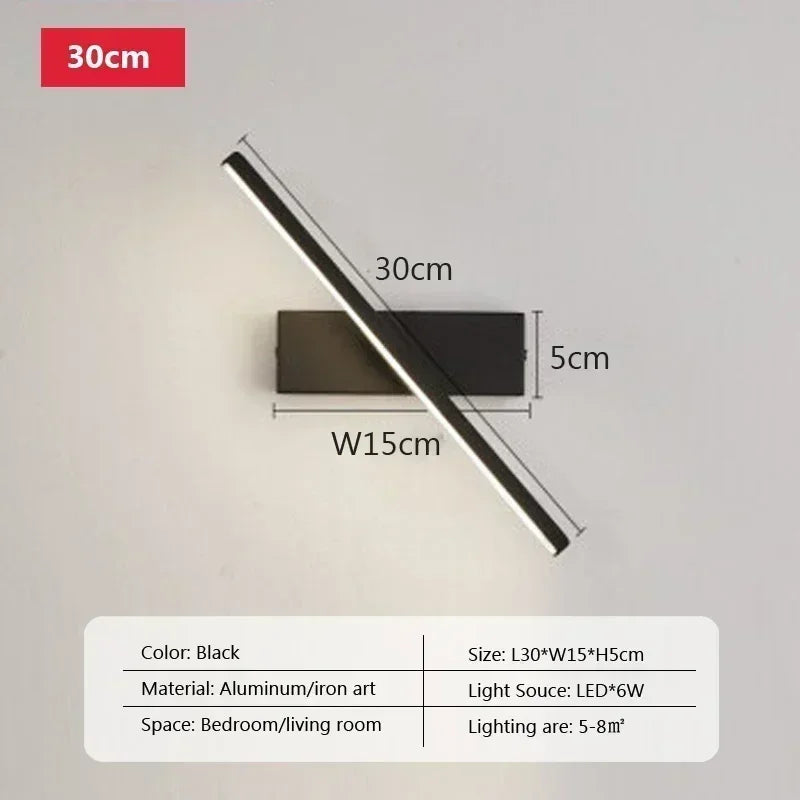 Rotatable Mirror LED Wall Light