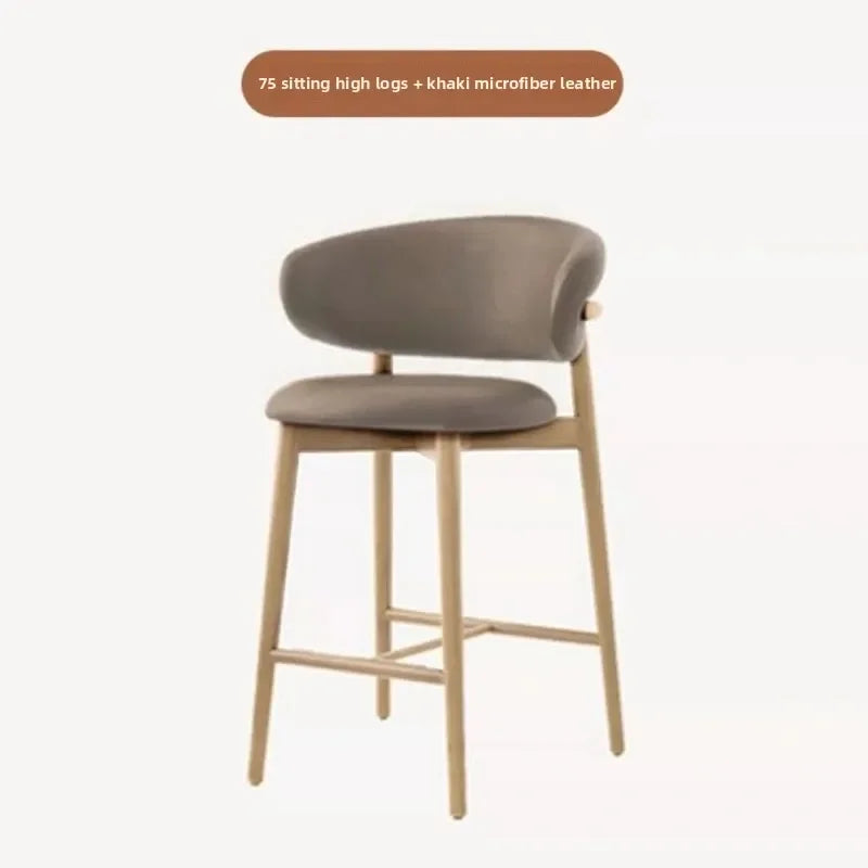 Cushioned Nordic Bar Chair