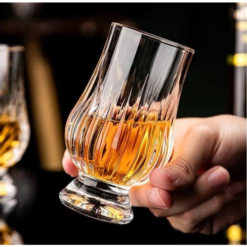 Textured Whiskey Tasting Glass Set