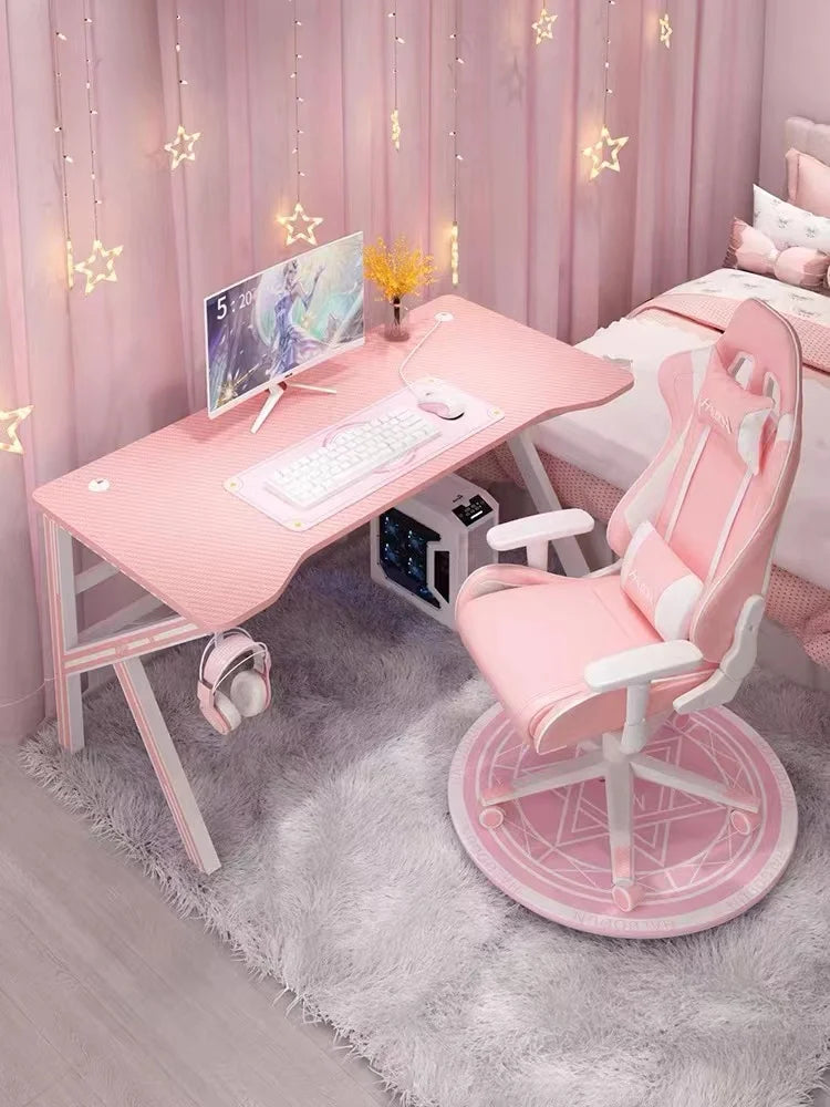 Pink Gamer Computer Desk