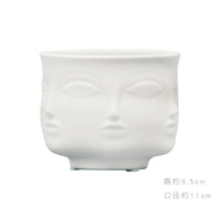 Nordic Face Ceramic Vase